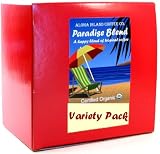 Variety Pack of USDA Certified Organic Coffee Pods; 'Paradise Blends'; 24 Pods - Exclusively from Aloha Island
