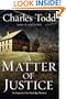 A Matter of Justice ( True First Edition )