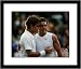 Rafael Nadal Tennis Framed 8x10 Photograph 2008 Wimbledon Hugging Roger Federer