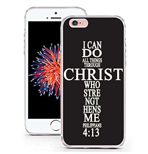 Iphone 6S Plus Case, Apple Iphone 6 Plus Case Bible Verses I Can Do All Things Through Christ Who Strenghens Me Cross