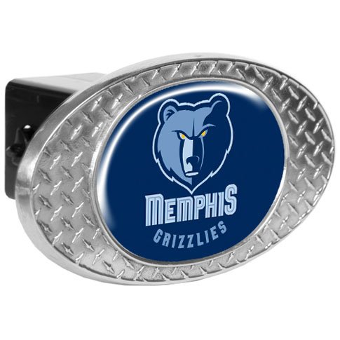 NBA Memphis Grizzlies Metal Diamond Plate Trailer Hitch Cover