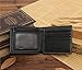 TOPMOOM Slim Wallet, Men US Dollar Bill Wallet Leather Credit Card Photo Holder Bifold