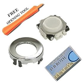 Blackberry Trackball / Joystick / Navigate / Pearl / Ring Repair Replacement Fix Fixing for Rim Blackberry Pearl 8100 8130 Curve 8300 8310 8320 8800 8820 8830 Plus Micro Fiber Cloth plus opening tool