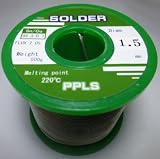 たりお企画26 リール巻 鉛フリー はんだ線 500g 99.3/0.7（Cu）  φ1.5mm