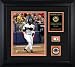 Carlos Delgado Framed -Mets- 8x10 Photo With Game-Used Baseball Piece & Medallion