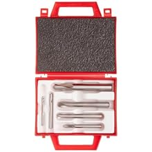 Magafor S196/6 6 Piece, 2 Flute, 120 Degrees Cutting Angle Cobalt Steel Uncoated (Bright) Combination Spotting Drill And Countersink Bit Set