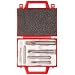 Magafor S196/6 6 Piece, 2 Flute, 120 Degrees Cutting Angle Cobalt Steel Uncoated (Bright) Combination Spotting Drill And Countersink Bit Set