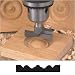 ROSETTE CUTTER-1-1/2DIA.W/HEX SHANK