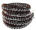 Faceted Hematite Wrap Bracelet 