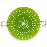 Chef'nSleekstorVeggiSteam8-1/2-InchSiliconeSteamer,Arugula