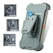S6 Edge Case, Galaxy S6 Edge Case, BENTOBEN Shockproof Heavy Duty Protective Hybrid Rugged Rubber Case Built-in Rotating Kickstand Belt Swivel Clip Holster Cover for Samsung Galaxy S6 Edge Gray/Orange