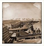 Civil War Photo (M): Fort Brady Va. Battery of Parrott guns manned by Company C 1st Connecticut Heavy Ar