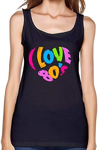 Nicesne I Love 80 Heart In Words Tank Top For Women