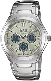 Casio Mens Core MTP1247D-9AV Silver Stainless-Steel Quartz Watch with White Dial