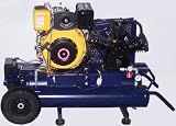 Air Compressor, 6 Hp Diesel Engine, 18.6 Cfm, 125 PSI