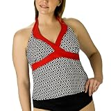 Women's Plus Size Merona Swim Halter Top - Ebony