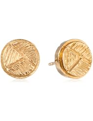 Kelly Wearstler "Beni" 22k Gold-Plated Stud Earrings