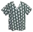 MSU Michigan State University Spartans Logo Scrubs Top Shirt-Size XXL- 100% Natural Cotton - NOT a CHEAP BLEND - For HIM or HER- GIFT Ideas for Man Men Woman Women Ladies Nurses MOM Mother or DAD Father