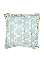 ICONS CORNER Cojín Artesanal (Amarillo / Verde)