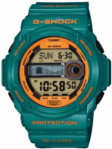 g shock g lide tide graph