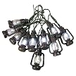 Battery-Operated 10 white LED Lantern String Lights
