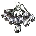 Battery-Operated 10 white LED Lantern String Lights