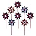 In the Breeze Patriotic Mylar Pinwheel Spinners (8 PC assortment)