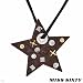 MISS SIXTY Made in Italy Pleasant Necklace With Genuine Diamond Made in 14K/StSl Gold Plated Stainless Steel, Brown Leather and Stainless steel. Total item weight 25.5g Length adjustable