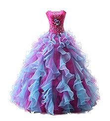 Corset   Waistline  Lace-Up Beaded Organza/Satin  Ball Gown Pageant Dress/Prom Dress/Quinceanera Dress 