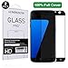 [Full Cover] Samsung Galaxy S7 screen protector ,AUSCREZICON [2-PACK] 0.26mm 9H Tempered Glass ,High Definition, Full 100% Coverage for Samsung Galaxy S7 [NOT S7 Edge] (Black)