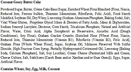 Coconut Gooey Butter Cake (32 oz.)