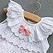Kids Baby Girls Tops Polka Dot Lace Shirts T-shirt Shorts Pants Outfits Sets,6-12 Months,Pink