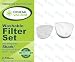 Shark Navigator Lift-Away NV350, NV351, NV352, NV355, NV356, NV356E, NV357 Washable Foam and Felt Pre-Filter Replacement Kit 2-pack; Replaces Shark Part# XFF350