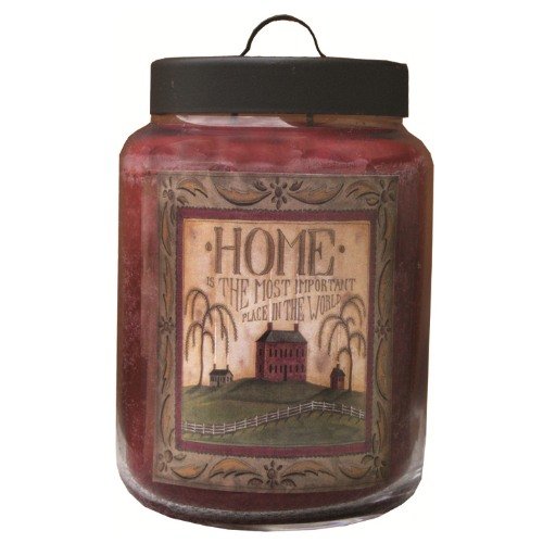 Goose Creek 26-Ounce Cranberry Vanilla Jar Candle with Home Folk Art