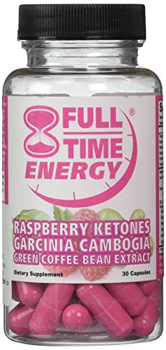 Full-Time Energy Super Combo Pill 30 Capsules with Raspberry Ketones Garcinia Cambogia Green Coffee Bean Extract Fat Burners - Extreme Diet Pills - The Best Weight Loss Supplements That Works Fast for Women and Men