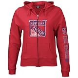 New York Rangers Women's Ginormous Logo Full Zip Hooded Sweatshirt
