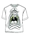 Ghostbusters Slime Face Adult White Glow-in-the-Dark T-Shirt