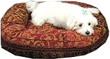 Pet Supplies : Croscill Donut Pet Bed, Red, Small