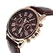 SMTSMT Women's Roman Numerals Quartz Wrist Watch-Brown
