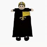 New Orleans Saints 6  Sleeping Bag with Plush Mascot