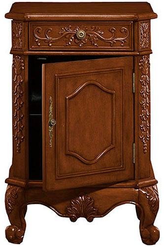Winslow Wood door Cabinet One door Antique Cherry
