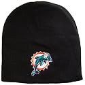 Miami Dolphins NFL cuffless knit hat (Black)