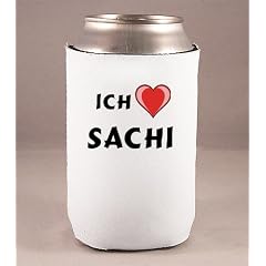 Individuale Getr�nkedosendecker - Dosendecker mit Ich Liebe Sachi