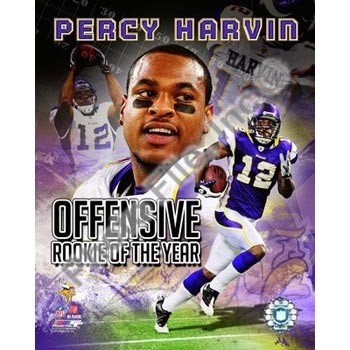 Percy Harvin Vikings Rookie of the Year 8x10 Photo