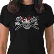 That Metal Show: Skull and Spike Bat Tee - Ladies