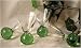 Crystal Shot Glass Set of 4 - Green
