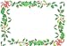 Holiday Stationary Pads w/ Envelopes - Holly Leaves & Berries - 16 Pack