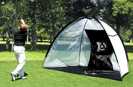 SUPER SIZED GOLF PRACTICE NET HITTING CAGE TRAINING AID