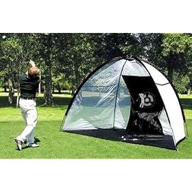 SUPER SIZED GOLF PRACTICE NET HITTING CAGE TRAINING AID