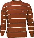Texas Longhorns Spaced Striped Crewneck Sweater
